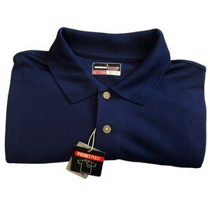 NWT XLT Grand Slam Air Performance Polo Navy Pocket